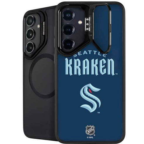 NHL Seattle Kraken Script Galaxy S25 Kickstand Case